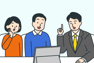 物件の内覧、または購入に向けてのお打ち合わせ
